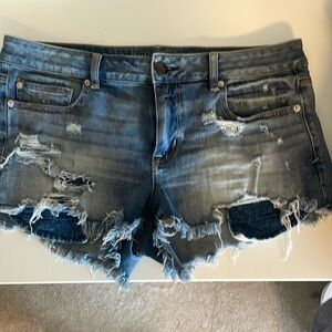 American Eagle Low Rise Denim Shorts